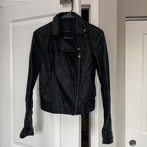 Banana Republic faux leather jacket